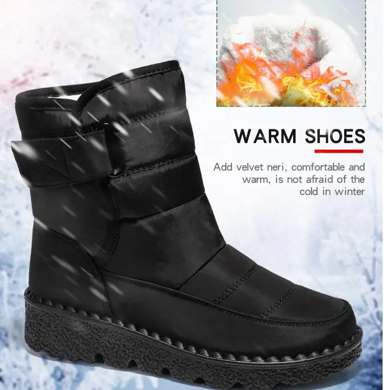 2022 New Warm Women's Snow Boots Women In Stock Waterproof European ...