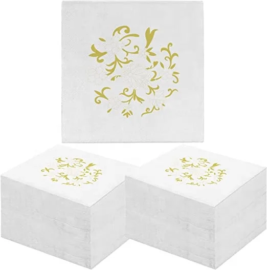 Бумажные салфетки для коктейльных напитков с логотипом на заказ