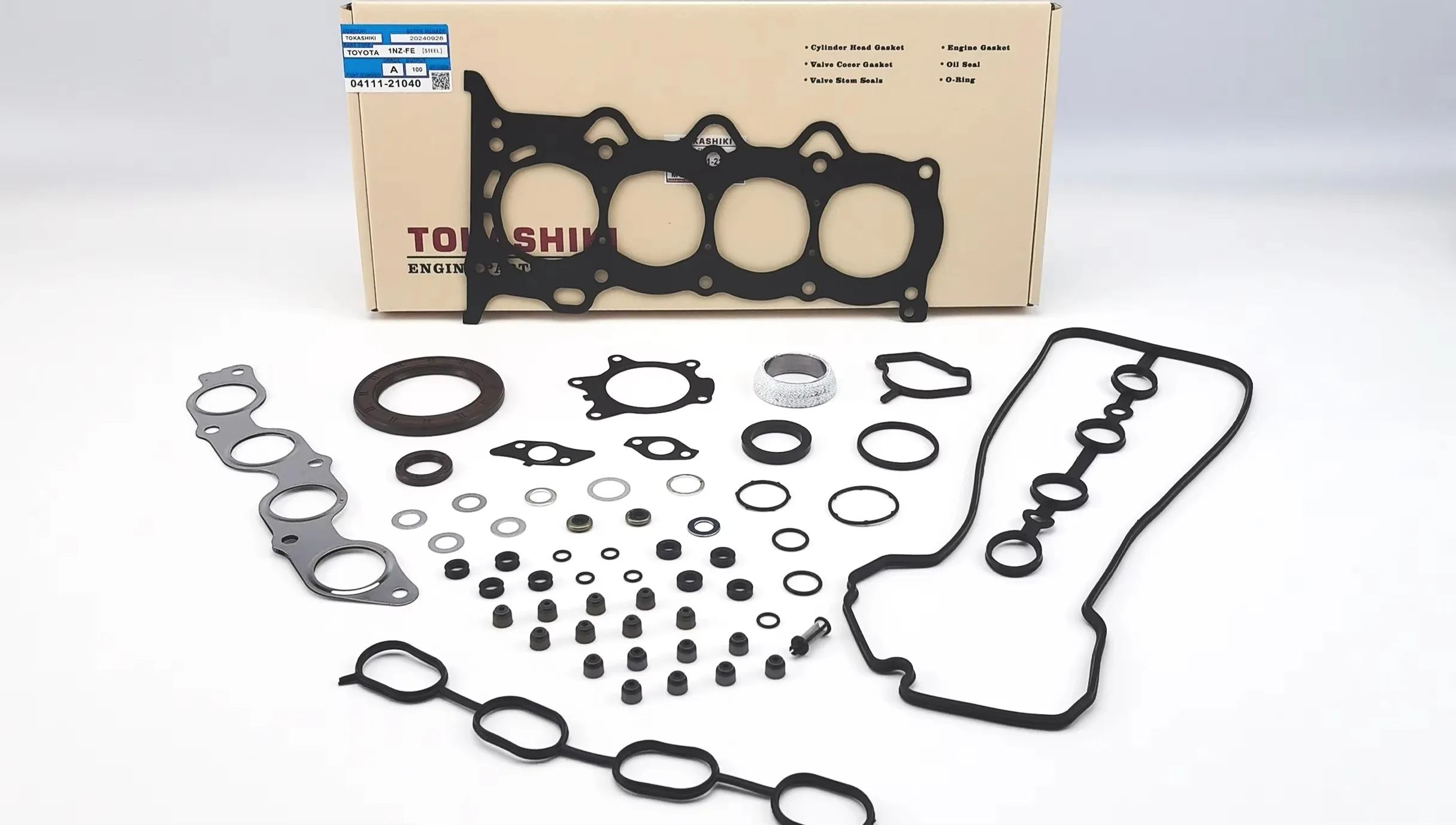 0417号 まとめ 1NZ Engine Overhaul Cylinder Head Gasket Kit for Toyota Corolla