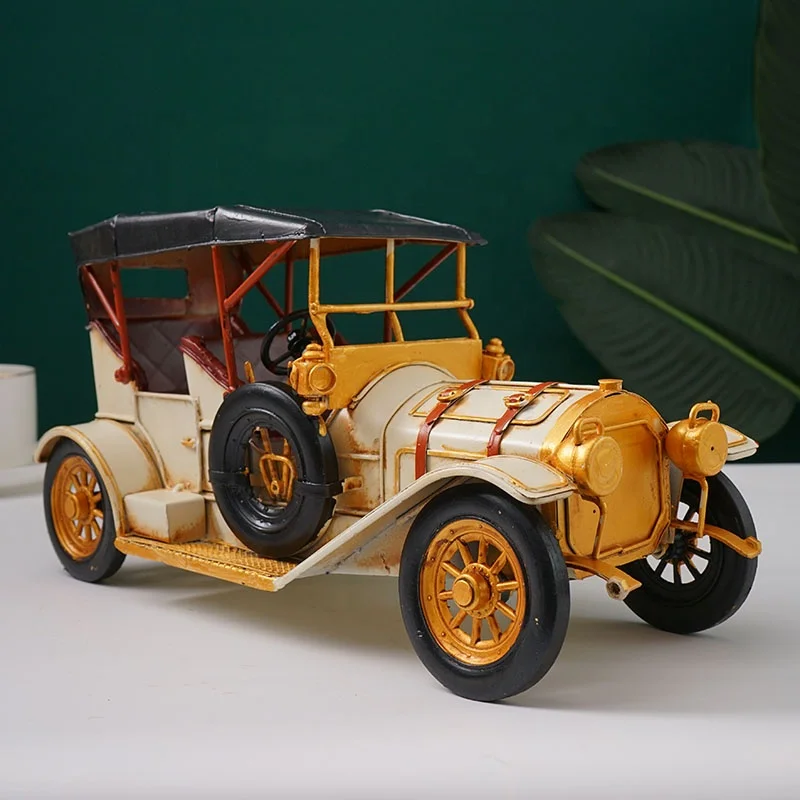 СТАРИННЫЕ Литые автомобили, винтажная модель, металлическая Игрушечная машина, коллекция для дома, паба, бара, офиса, украшение кофе, детские игрушки, подарок на день рождения