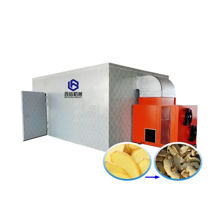 Ginger Washing Chopping Processing Machine 2tonshr Ginger Slice Drying Equipment