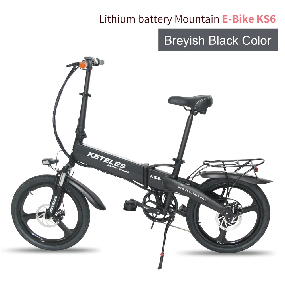 KETELES KS6 integrated wheel folding Electric Bicycle 48V 350W 10AH 20 inch wheel Folding Electric Bike