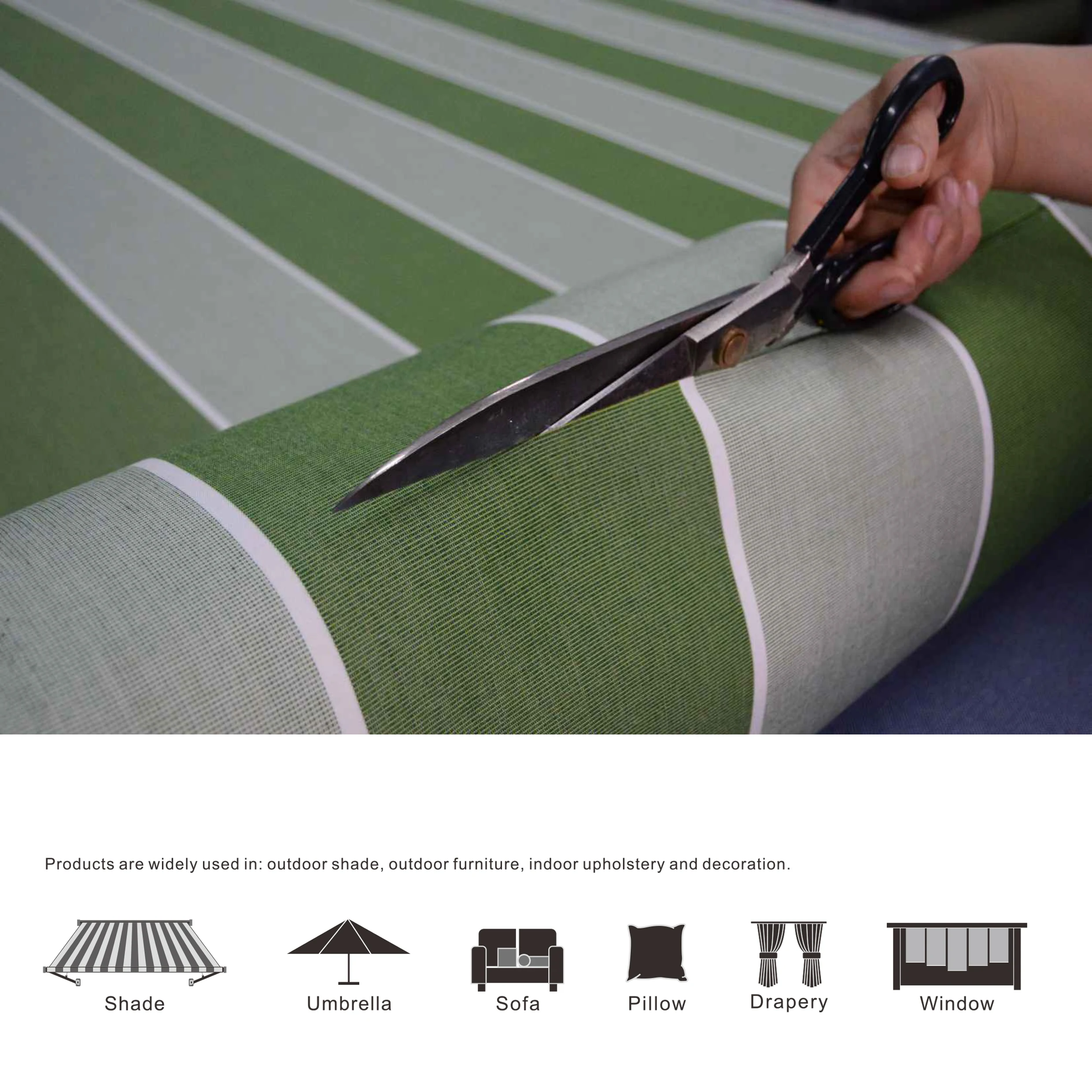 Высококачественная фабричная продажа как горячие пирожки солнцезащитный козырек и защита окружающей среды оранжевая акриловая ткань