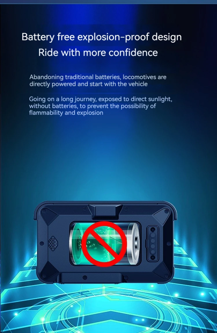 product tiypeor 5 inch motorcycle carplay gps navigation android auto ipx7 waterproof moto carplay moto dashboard display screen-9