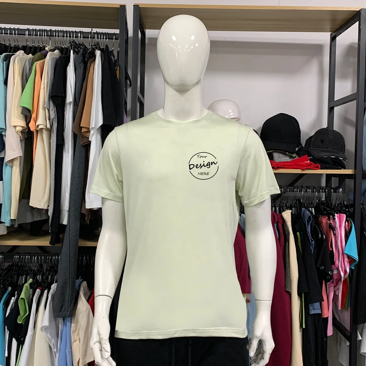 wholesale High Quality Screen Printing Merino Wool T Shirt Mens Activewear Shirts Soft Breathable Fitted T Shirt for men