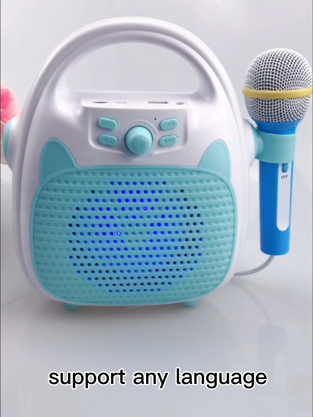 Mini Portable Learning Kids Story Musical Toys Karaoke Player Usb Ktv