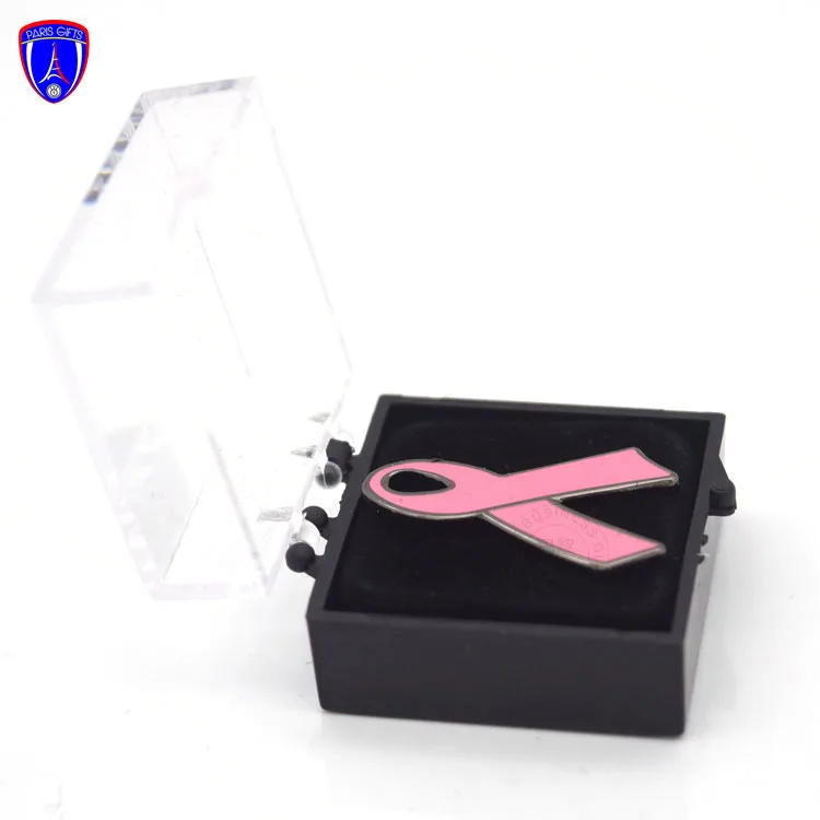 Заколки для информирования о раке розовая лента рака молочной железы отворотная заколка черная меланомы