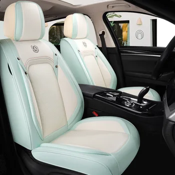 2025 New Ice Vine Summer Car Seat Cover Cushion Breathable Wear Resistant Waterproof Cooling Car Seat Covers Full Set