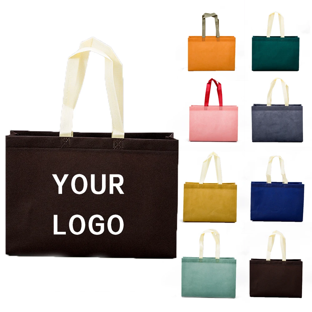 Cheap Promotion Shopping Bags Printing Color Logo Non Woven Bags Tote ...