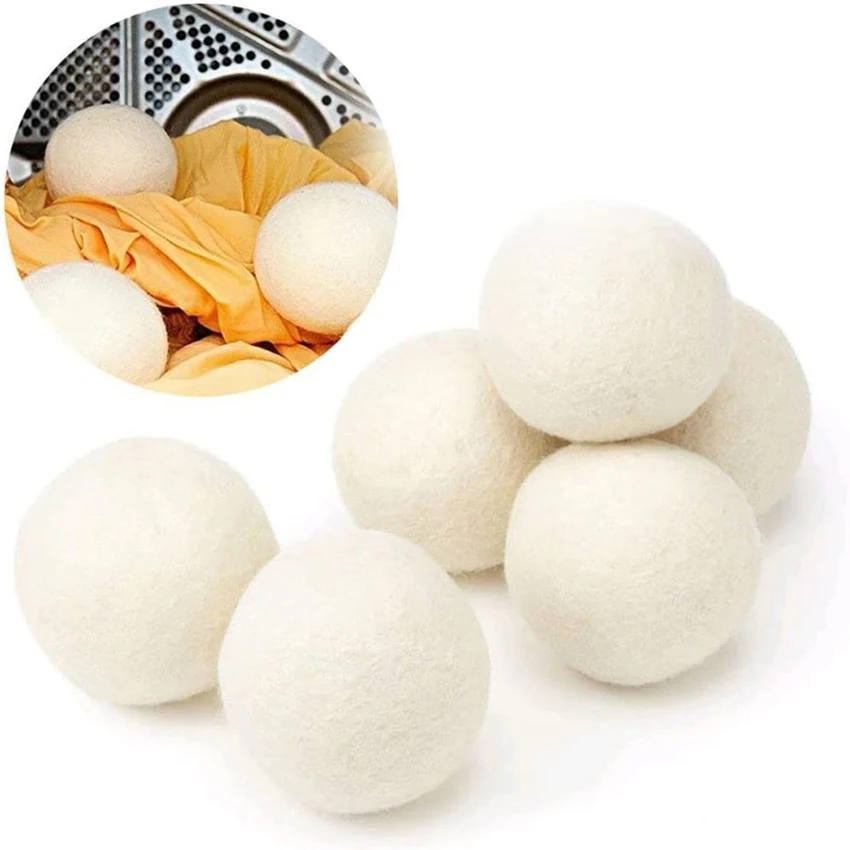 Best Selling Products 2024 New Trending in USA Private Label Organic Wool Dryer Balls for Laundry Washing