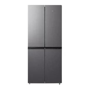 First-Class Energy Efficiency 408L Cross Shaped Double Door Refrigerator Stainless Steel Large Capacity Portable Noise Reduction