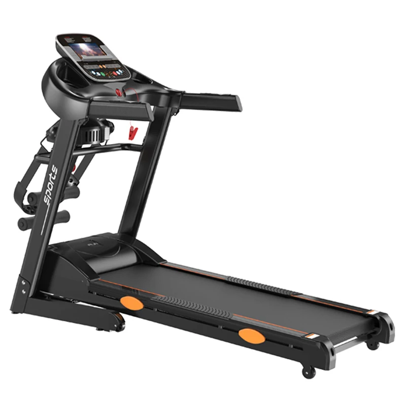Treadmill Orange Irun Fitness Trainer Treadmill Foldable Electric