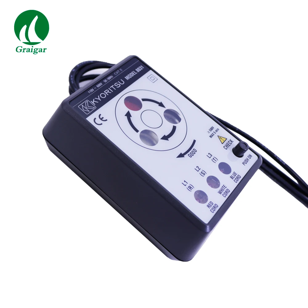 Kyoritsu 8031ce Portable Phase Indicator Detector With Open Phase