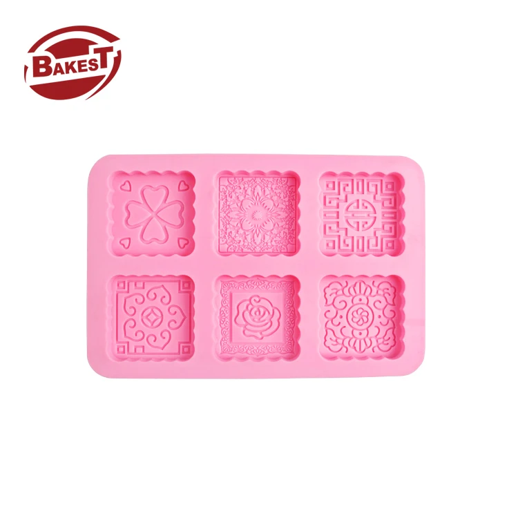 BAKEST Pink Silicone Cake Pudding Cheese Mold  Cake Tools Moulds Eco-friendly Stocked