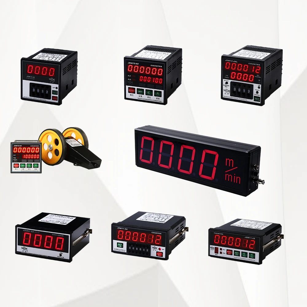Large 6 Digit 7 Segment  Segment Digital Led Clock Display Rpm Meter Digital Multi-fuction Display Led Counter