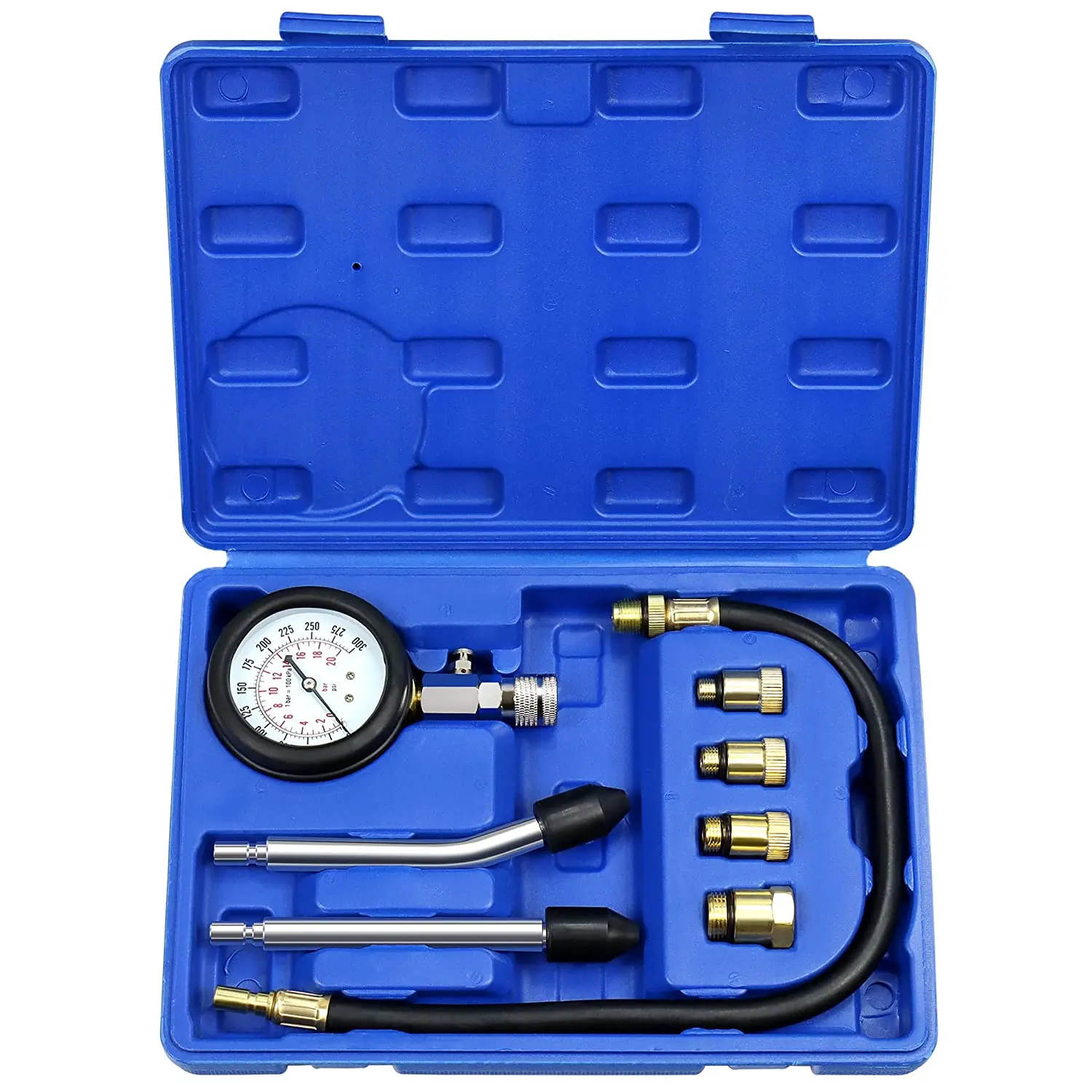 2 In 1 Brake Bleeder Kit Red Box With Hand Held Vacuum Pump Tester