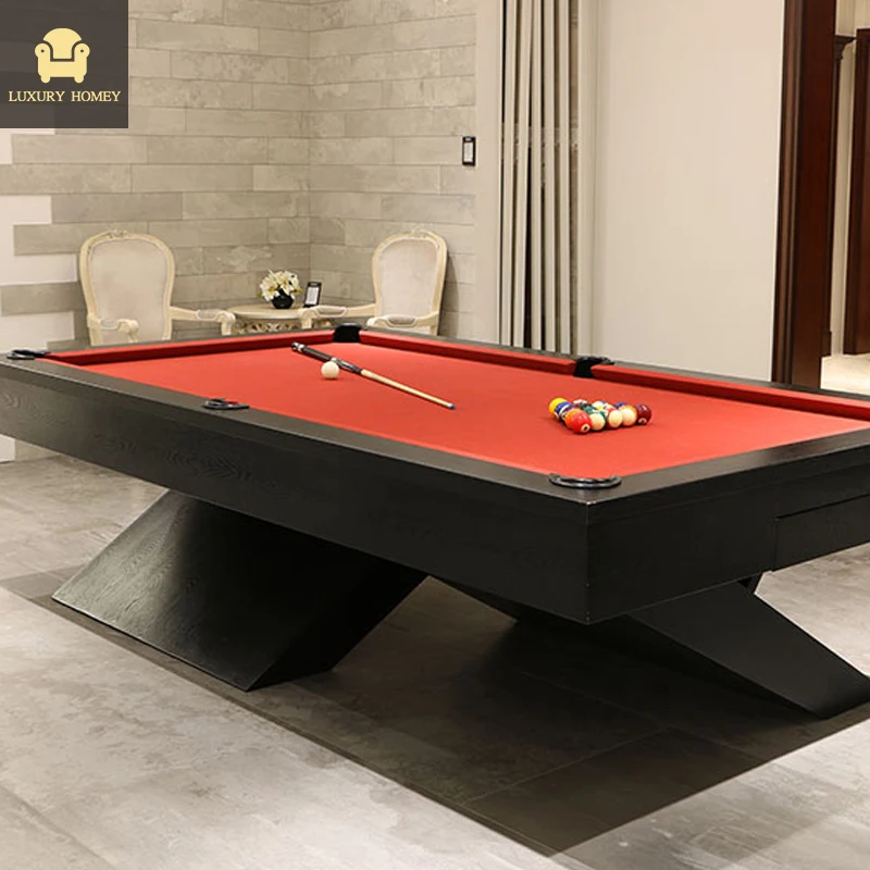 High End  Professional  Custom Solid Wood  Billiard  Modern Pool Table