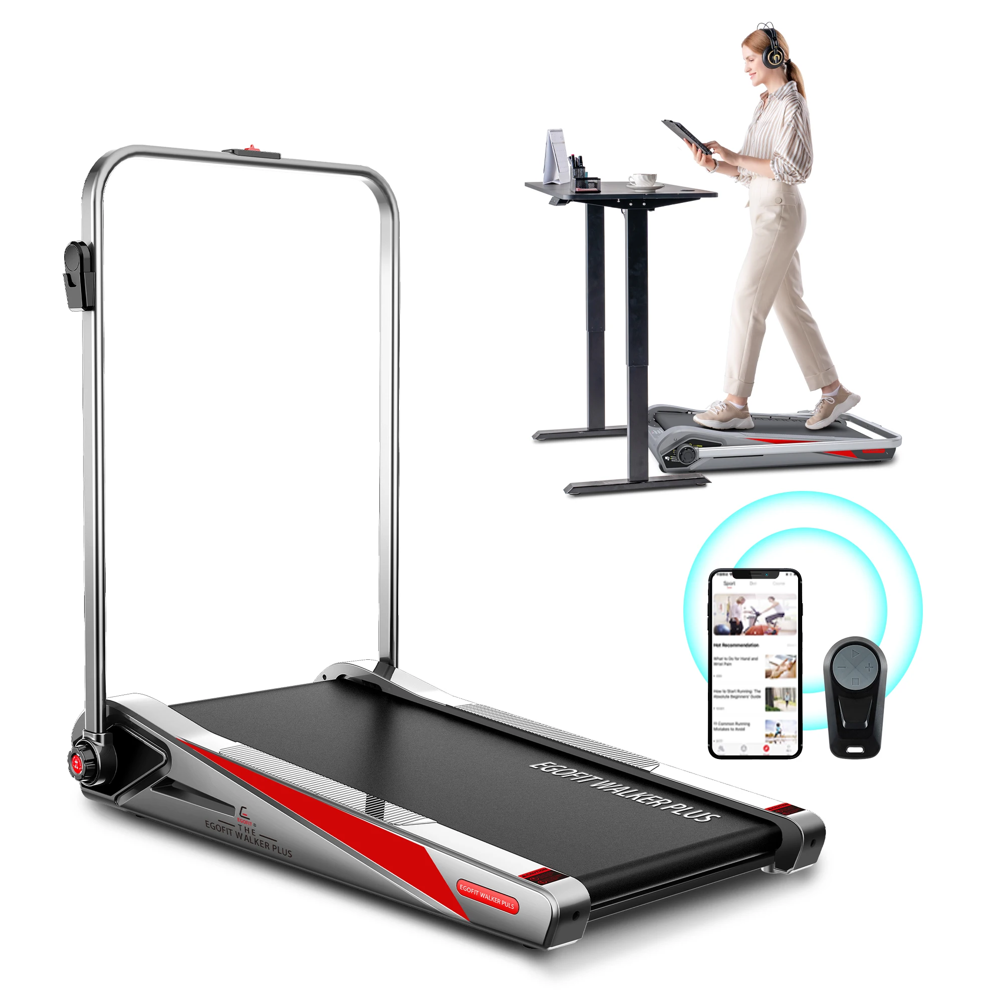 Беговая дорожка под стол. Рабочий стол с беговой дорожкой. Walk Pro. Portable Walking Desk.