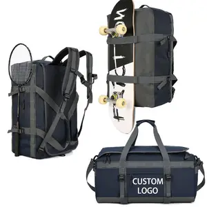 Custom Large Capacity Convertible Gym Bag Training Sports Ball Backpack Duffel Tote Shoulder Crossbody Travel Bag