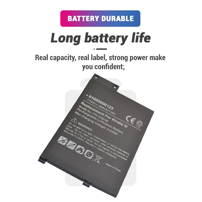 3.7v 1900mah Replacement Gps103463920100 170103201 170103200