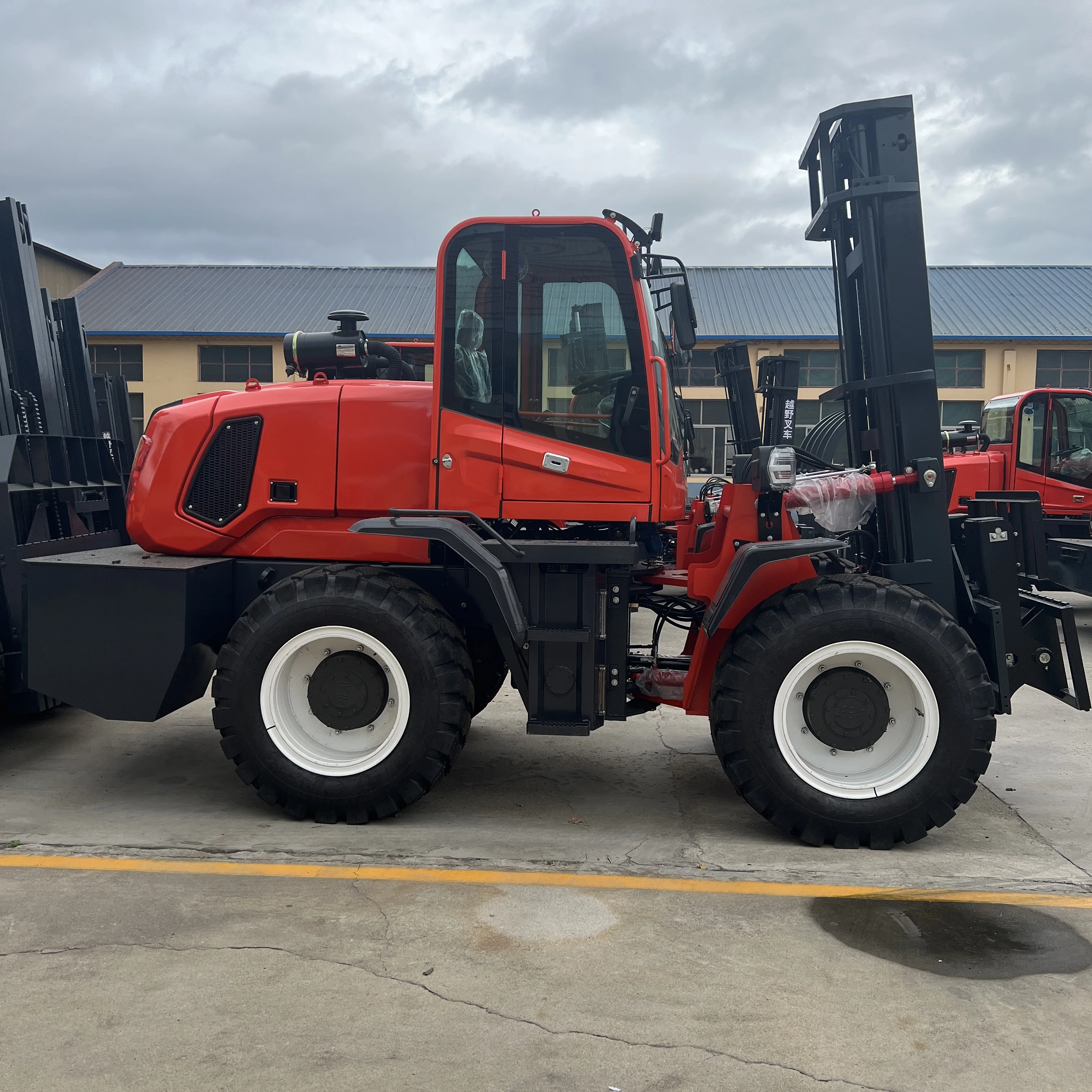 4wd Off Road Forklift 3 Ton 3.5 Ton 4ton 5ton Rough Terrain Forklift ...