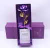 gold rose+gift box+bag+certificate