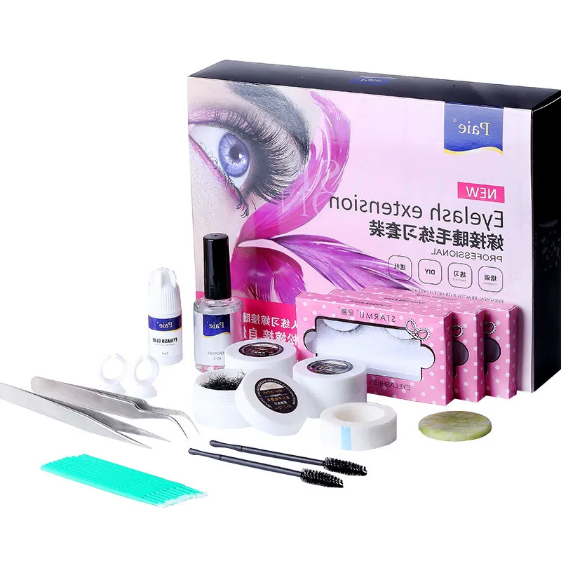 Набор профессиональных ресниц для наращивания накладные ресницы Набор для тренировок для начинающих макияж тренировка и трансплантация ресниц