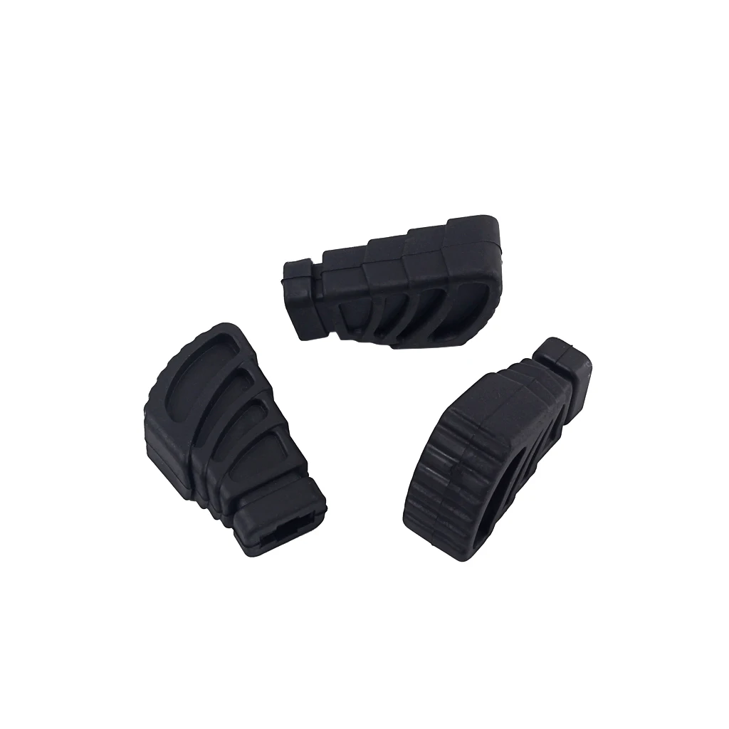 3pcs Replacement Rubber Feet For Single Braced Drum Hardware Cymbal