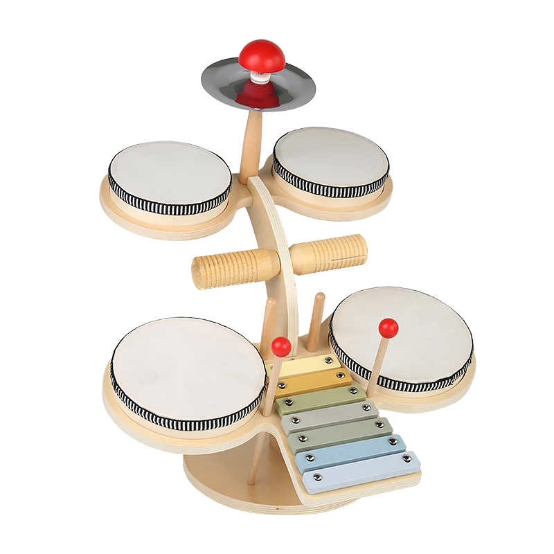 Ensemble de xylophone multifonctionnel en bois personnalisé, jouets musicaux éducatifs préscolaires Montessori pour enfants garçons et filles