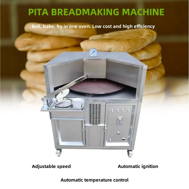 Automatic Pita Bread Gas Oven Arabic Bread Rotating Pita Bread Oven