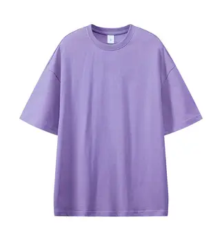 New arrival oversize cotton t-shirts custom logo private label 330GSM oversize cotton t-shirts
