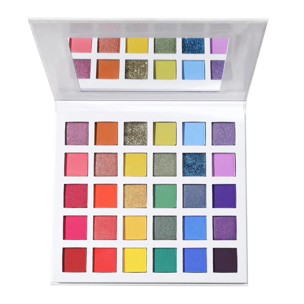 Оптовая продажа 30 цветов объемные блестящие тени для век класс теней Вегетарианская роскошная упаковка макияж от производителя клейкие