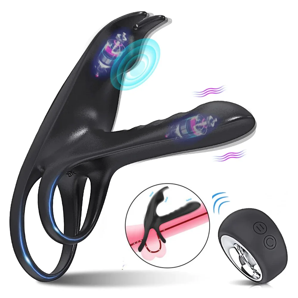 Wireless Remote Cock Penis Ring Vibrator Sex Toys with Dual Motors for Men Delay Ejaculation Penisring Vibrating for Couple Wireless Remote Cock Penis Ring Vibrator Sex Toys with Dual Motors for Men Delay Ejaculation Penisring Vibrating for Couple