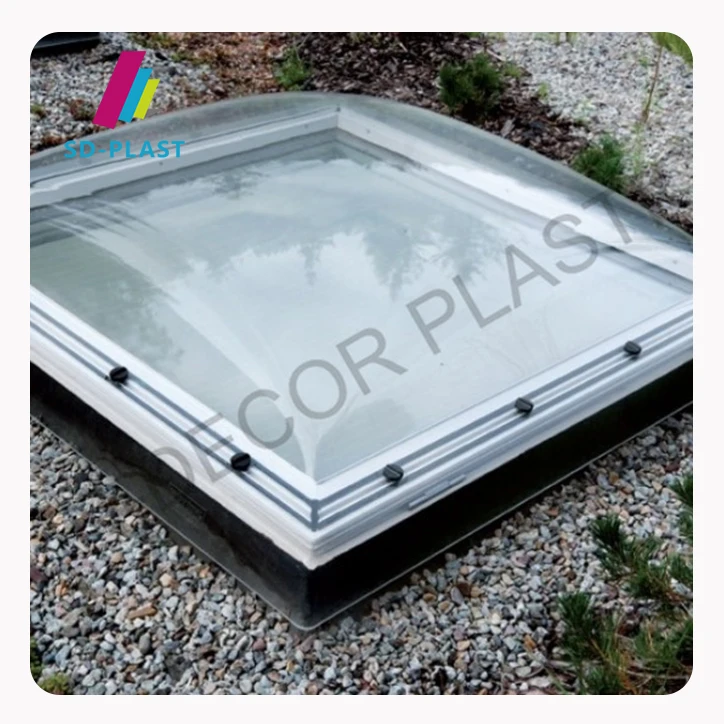 Wholesale Polycarbonate Sky Light Window Polycarbonate Roofing Sheet Roof Glass Dome Skylight Polycarbonate Dome