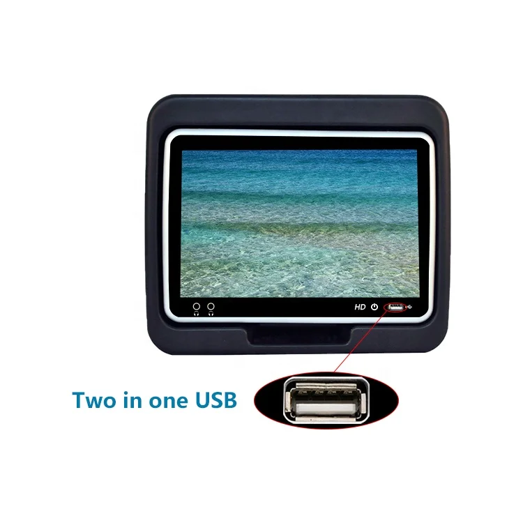 Bus Seat Back Entertainment System Touch Screen Tv Broadcasting Streaming Android Bus Vod Monitor for coach