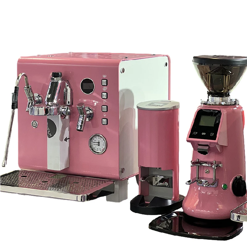 Swan Retro Pump Espresso Coffee Machine - Pink