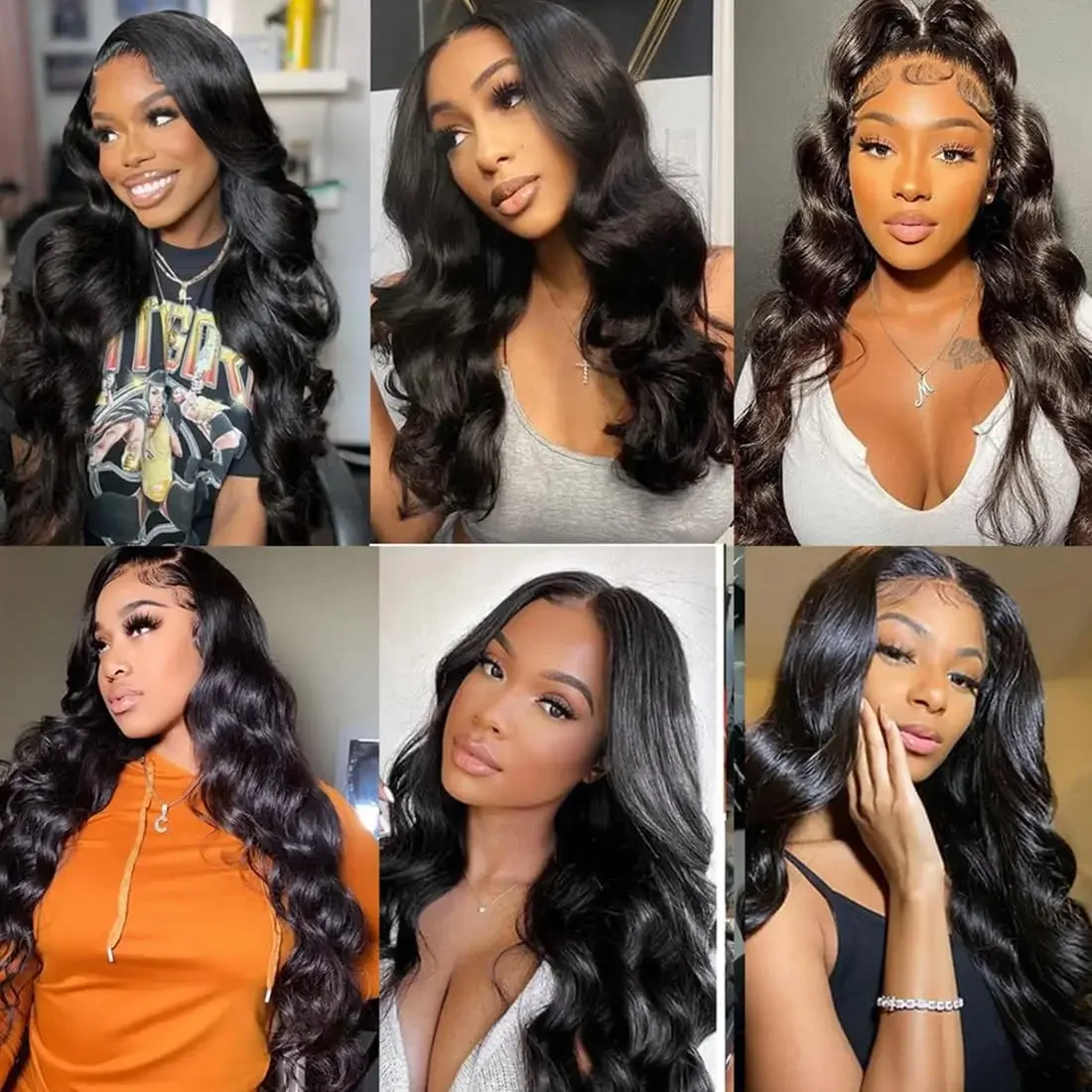 Fasci di capelli umani Body Wave da 18, 20 e 22 pollici, tessuto per capelli vergini brasiliani_voghion.com