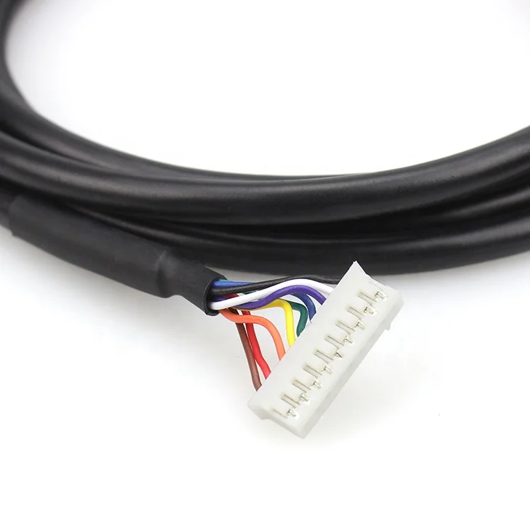 9-Pin Mini DIN to PH2.0 Shielded Extension Cable for Audio Video Industrial Control Factory Automation PLC Systems