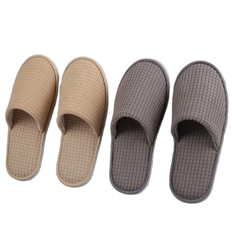 washable hotel slipper 5 star hotel cotton slippers amenities for spa fleece slippers