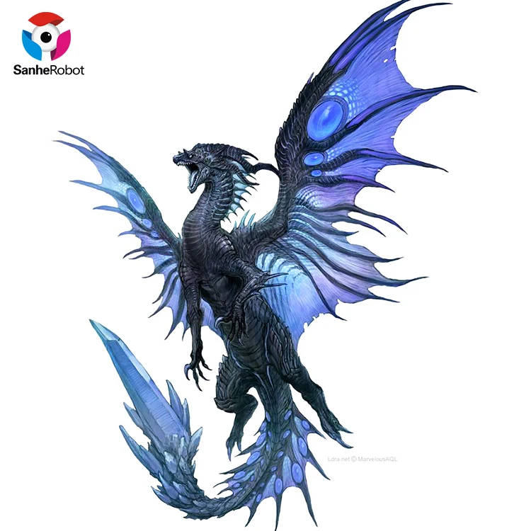 High Simulation Mechanical Dragon Model