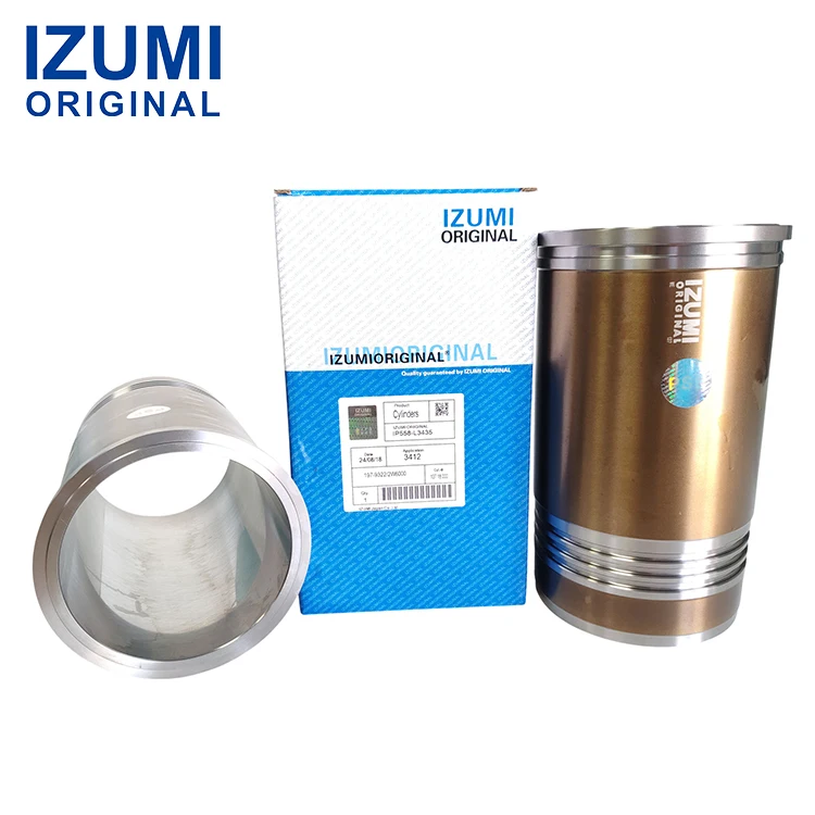 IZUMI ORIGINAL 3406 3408 3412 Engine Cylinder Liner 197-9322 2w6000 For Caterpillar Construction Machinery Parts