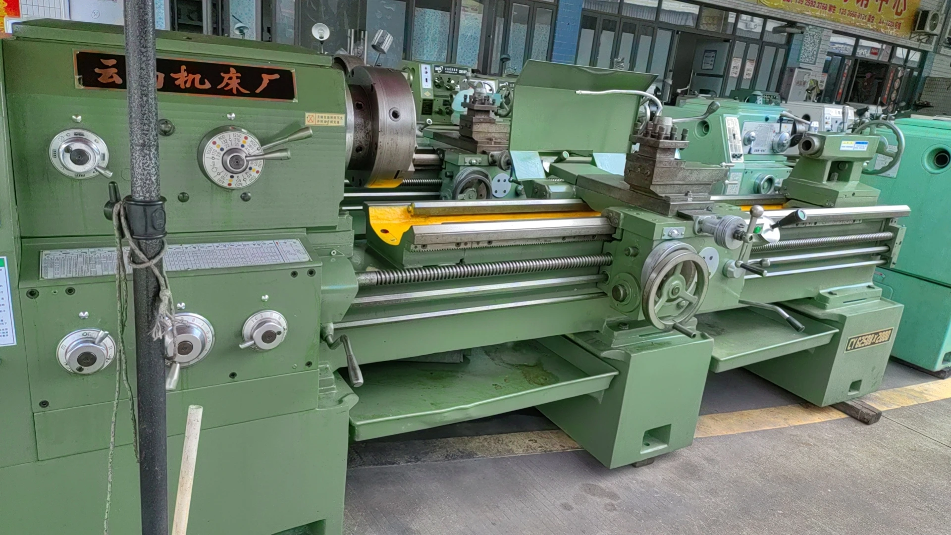 Good Used Chinese Conventional Lathe Machine 6250 Automatic 2 Meter ...