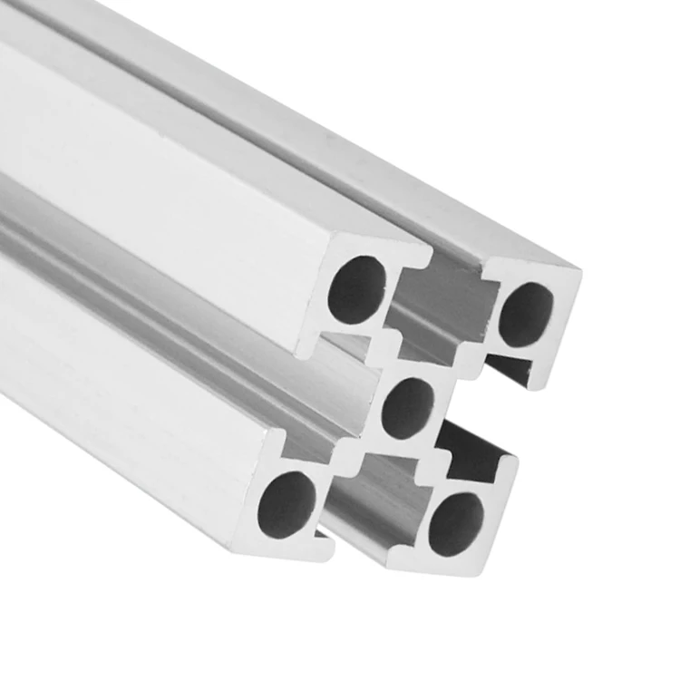 Aluminium T-slot Extruded Profile 20x20 System V Slot Industrial Aluminum Extrusion 2020 Provide Rotary Hole Cutting Services details