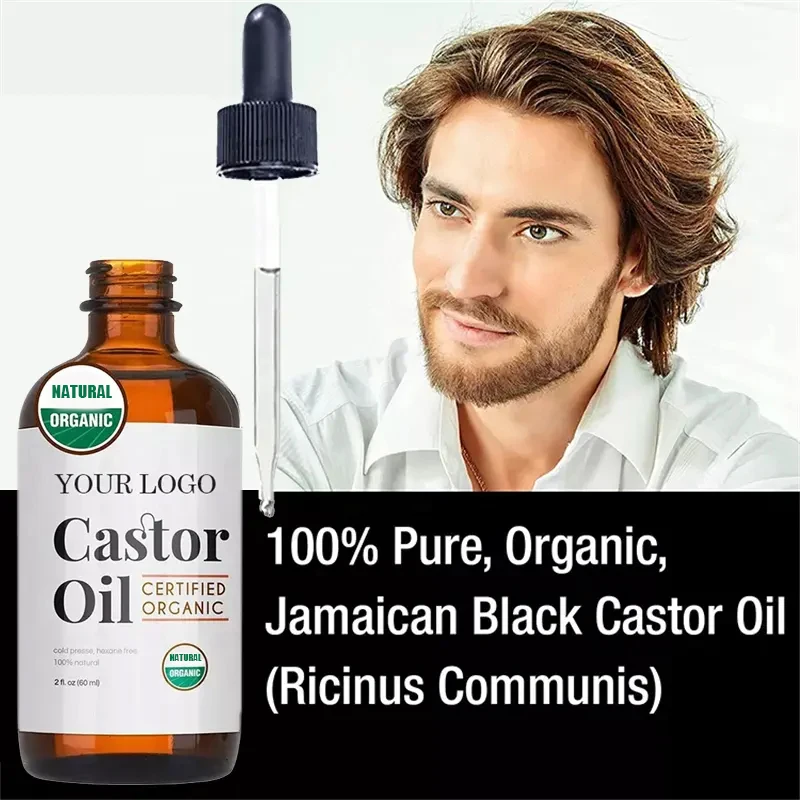 Custom Oem Natural Organic Vegan Castor Oil For Hair & Eye Lash ...