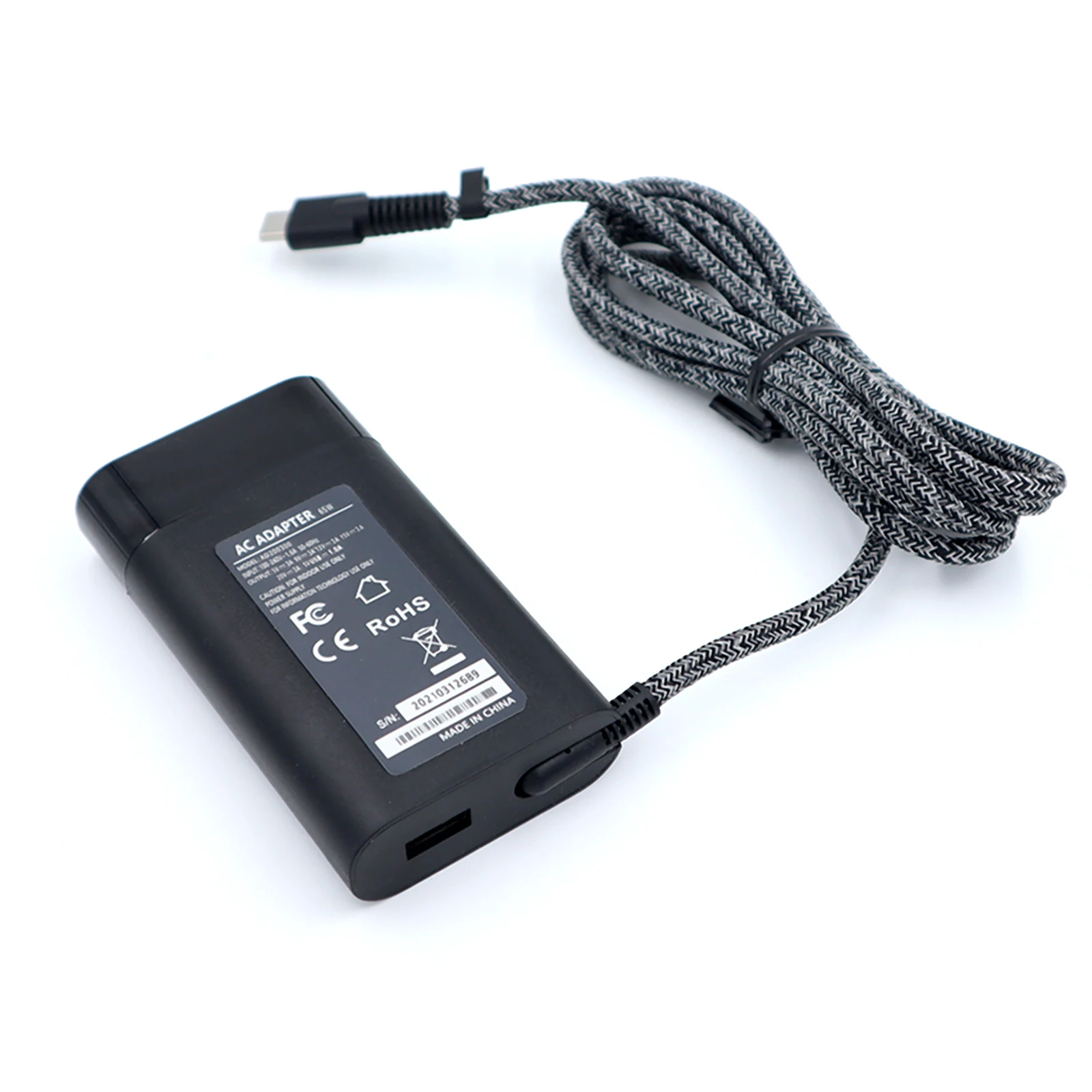 65W USB C Type C Adapter for HP Chromebook 14 Safe Efficient