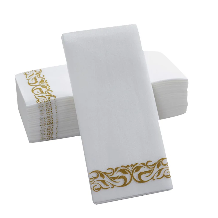 Дешевая одноразовая салфетка Airlaid для вечеринки из чистой древесной целлюлозы