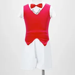 3x Bambine Ragazzo Paillettes Costume Set Abiti Per La Danza - Foto 6