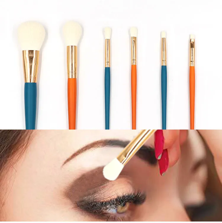 Luxury Premium Blue Orange Color Nose Eye Shadow Makeup Blending