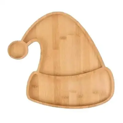 China Christmas Decorative Wooden Food Plates & Holiday Party Tableware - Image 5