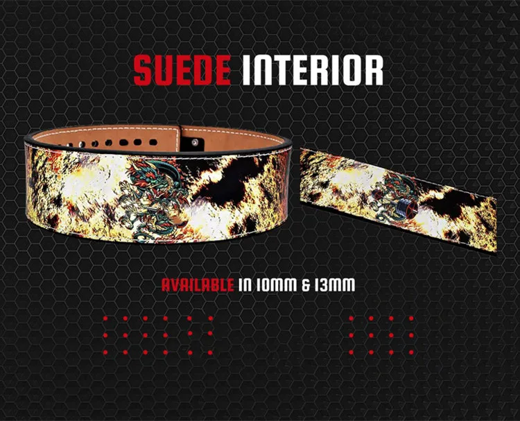 Custom Gym Anime Sbd Training Weight Belt 10mm 13mm Leather